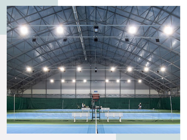 Строительство теннисных кортов в Пермь от 643 руб.