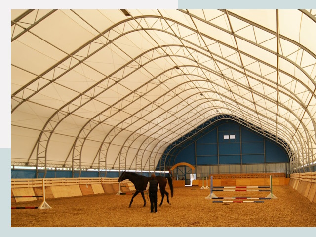 Строительство конных манежей в Перми