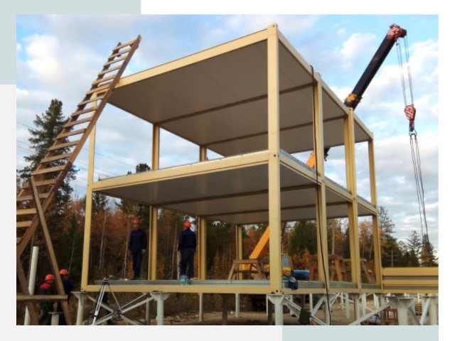 Строительство модульных здания Пермь