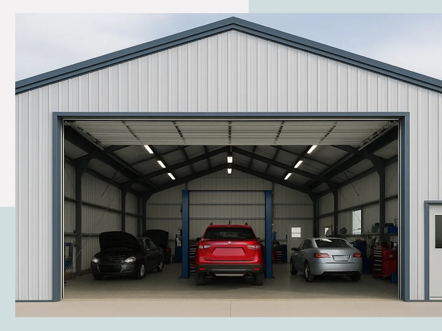 Ангары из сэндвич панелей от 643 руб. в Пермь