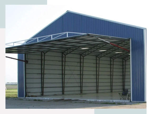 Прямо стенные ангары в Перми