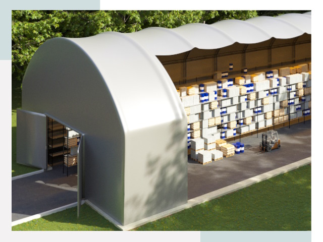 Тентовые ангары в Перми