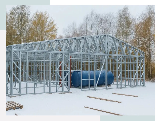 Металлические ангары в Перми