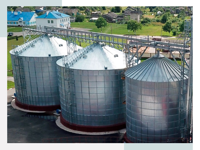 Металлические силосы в Перми