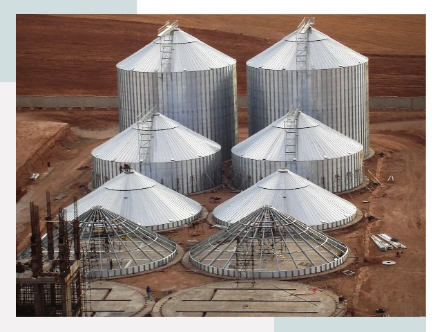 Строительство зерновых силосов в Перми