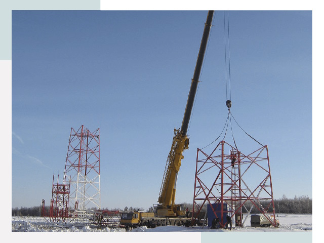 Монтаж вышек связи в Перми