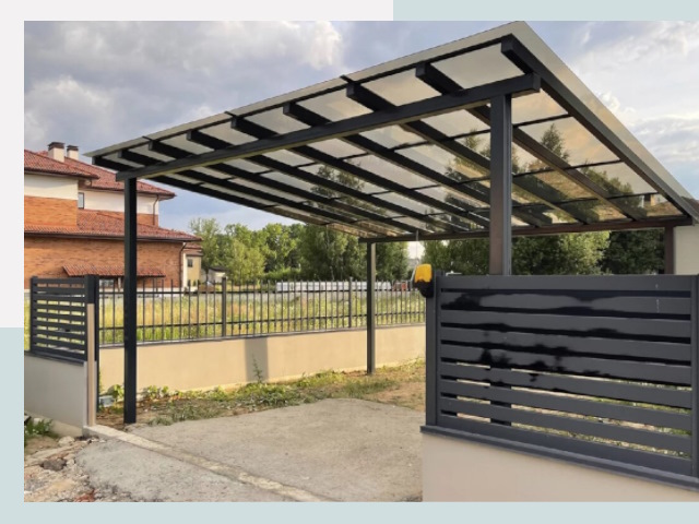 Металлические навесы в Пермь от 643 руб. за м²