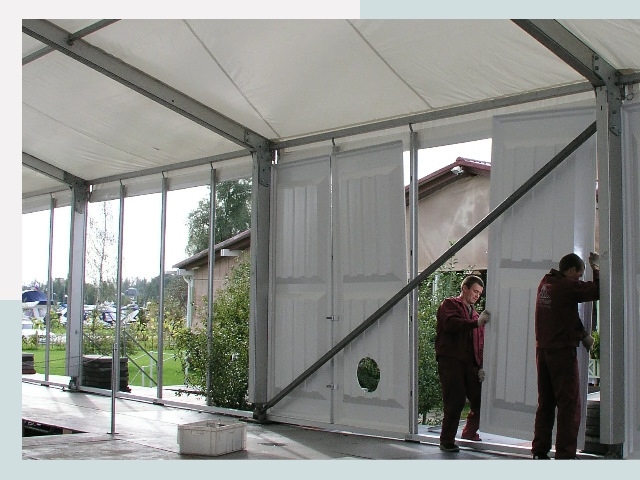 Быстро сборные шатры в Пермь от 643 руб. за м²