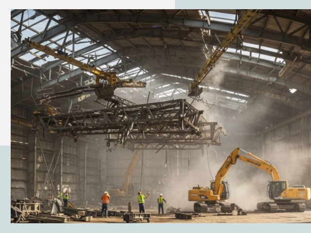 Демонтаж ангаров в Перми от 643 руб. за м²