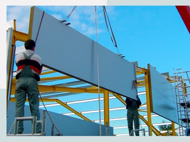 Монтаж сэндвич-панелей в Перми от 643 руб.