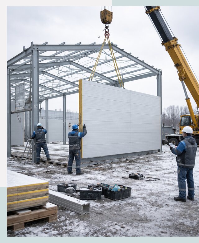 Строительство холодильных складов под ключ в Перми