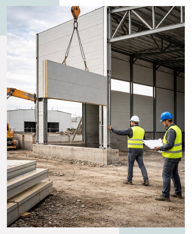 Склад из сэндвич панелей под ключ в Перми от 10175 р. | СтальСтрой-Прм