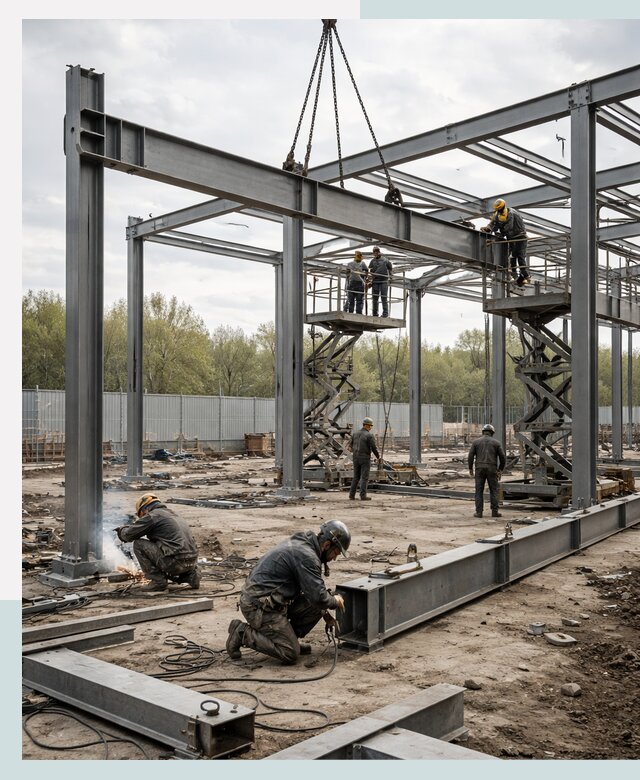 Строительство выставочных павильонов из металлоконструкций в Перми